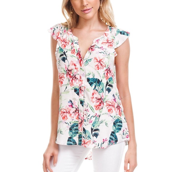 Sanctuary Tops - 🌙Sanctuary Ruffle Craft Shell Top
